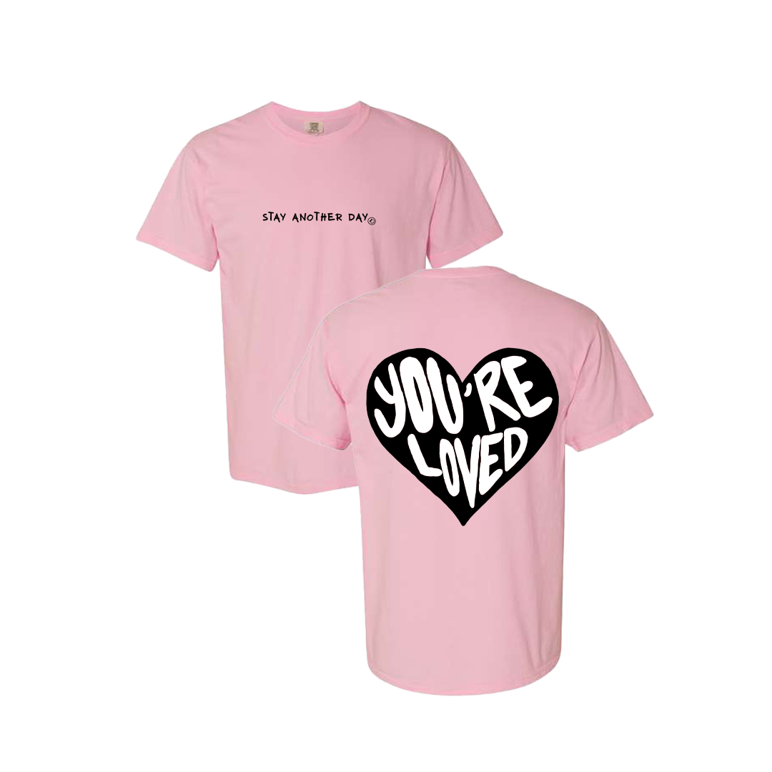 You Are Loved Design Pink T-Shirt - Summer 2023 Exclusive Design