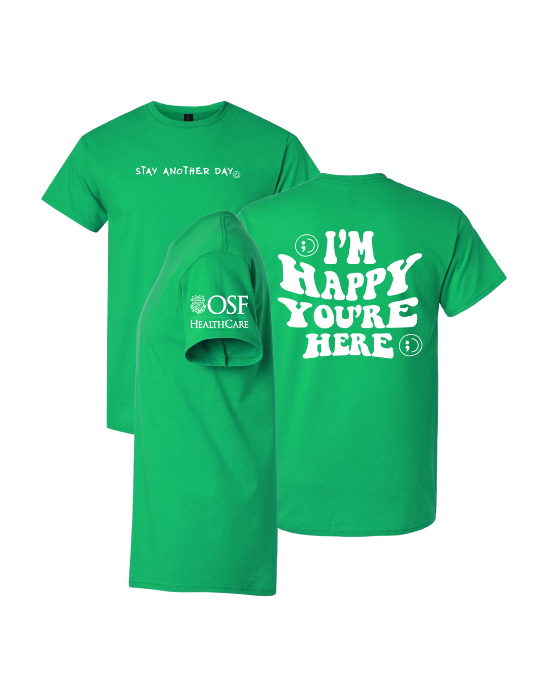 OSF x SAD T-Shirt | I'm Happy You're Here