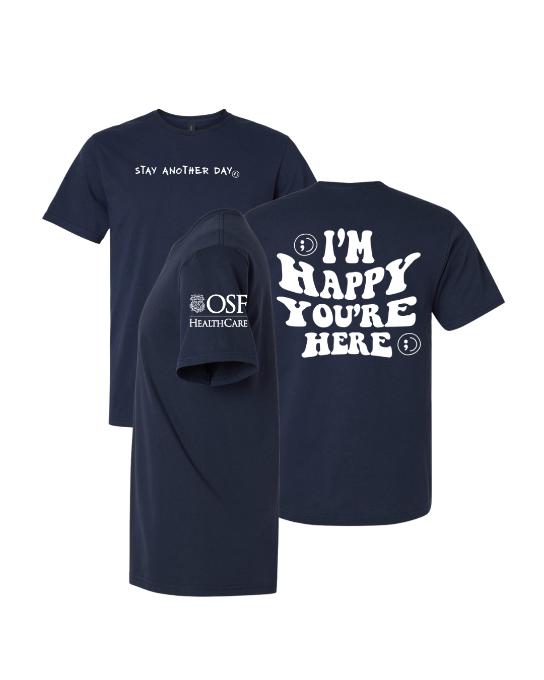 OSF x SAD T-Shirt | I'm Happy You're Here