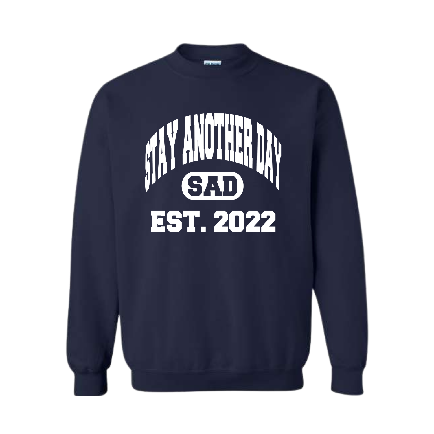 Stay Another Day Collegiate Crewneck