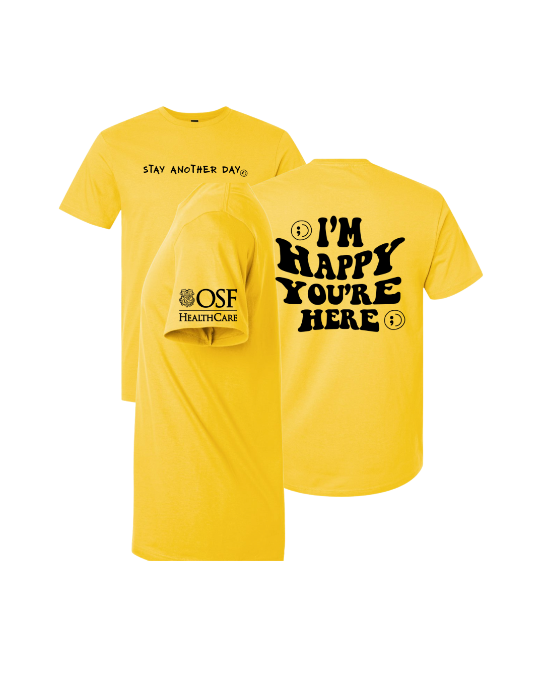 OSF x SAD T-Shirt | I'm Happy You're Here