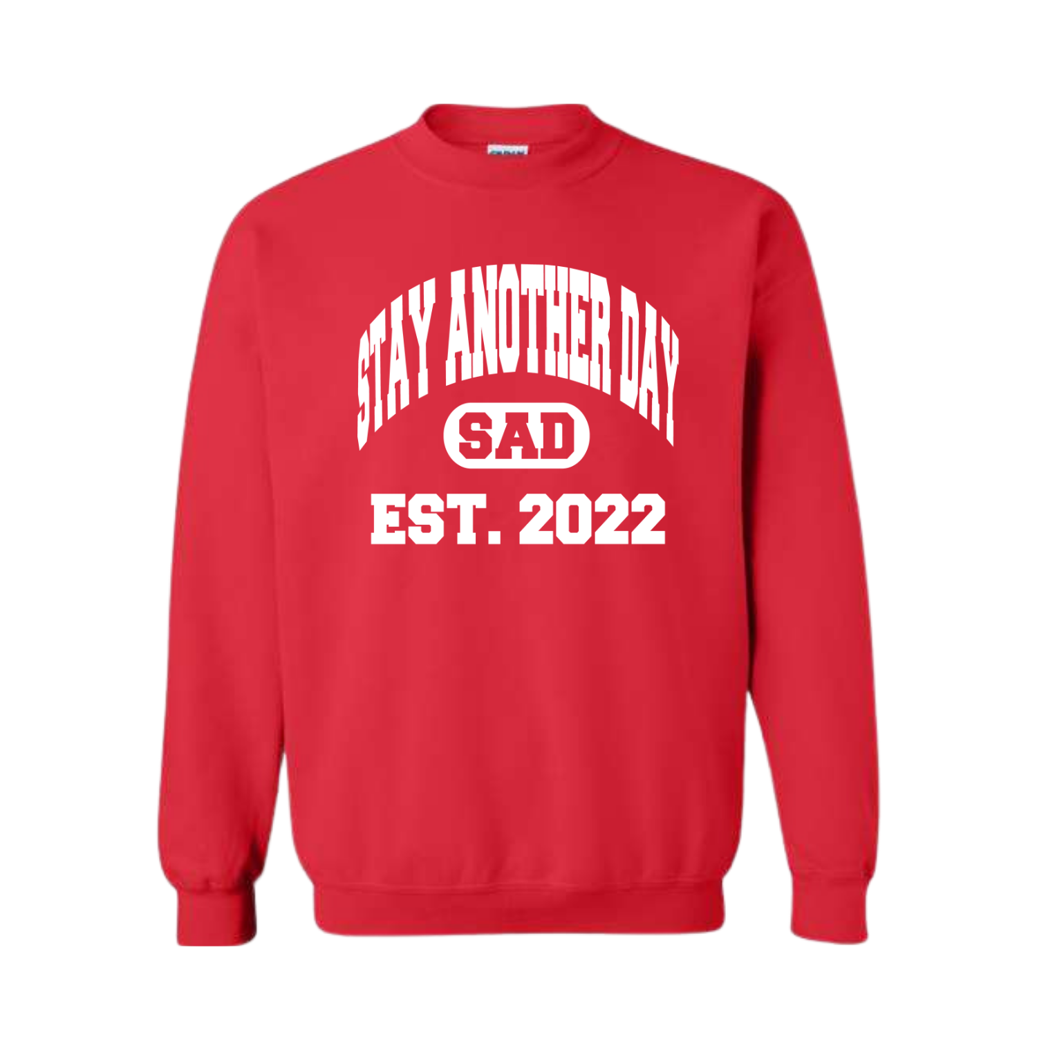 Stay Another Day Collegiate Crewneck