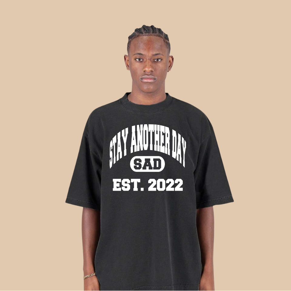 SAD Collegiate Boxy Tee