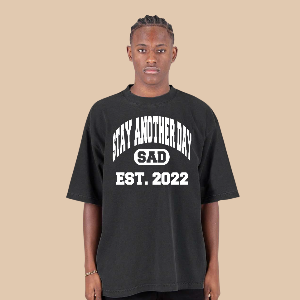 SAD Collegiate Boxy Tee