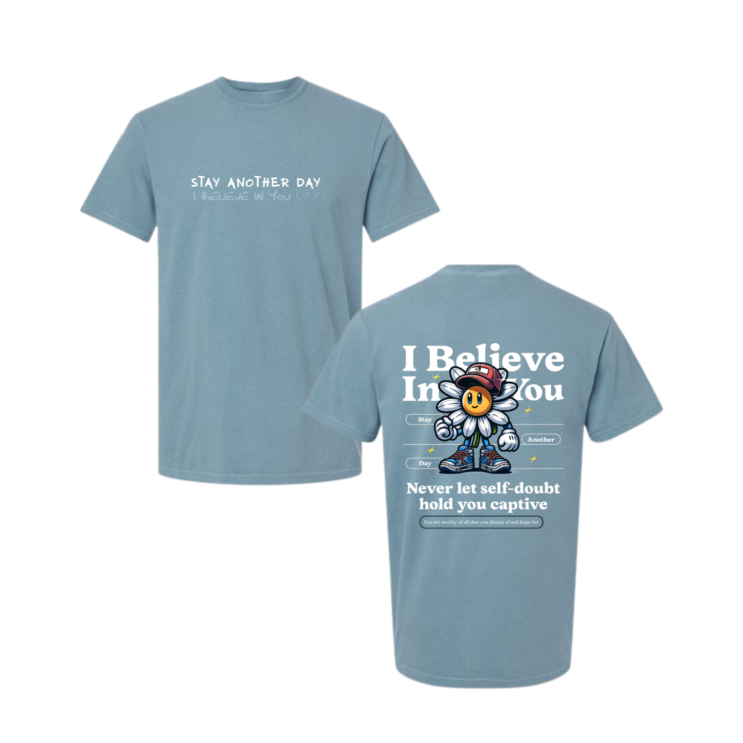 IBIYxSAD Ice Blue T-Shirt