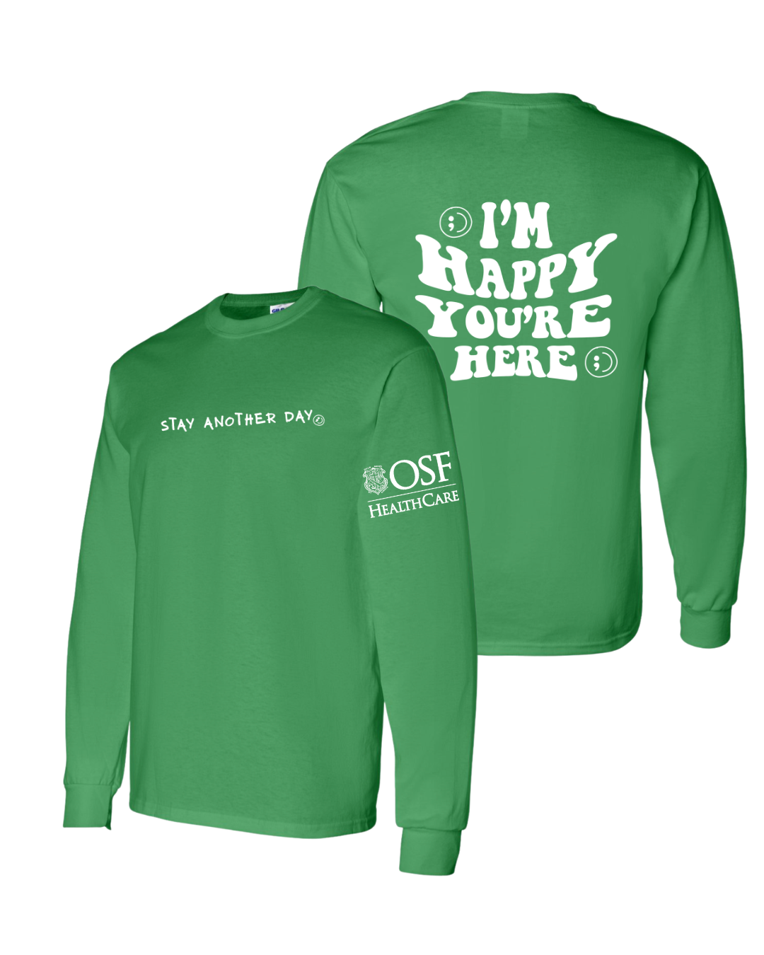 OSF x SAD Long Sleeve | I'm Happy You're Here