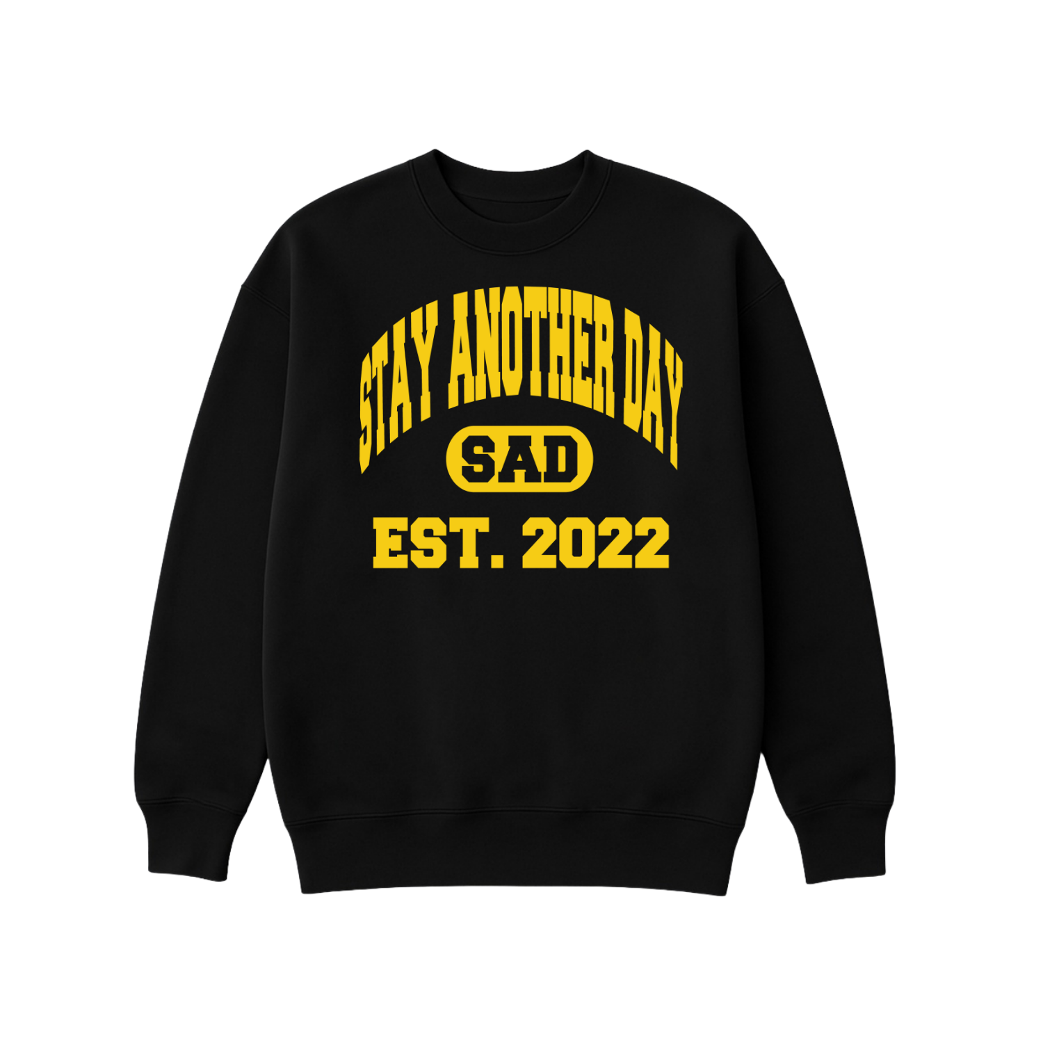 Stay Another Day Collegiate Crewneck