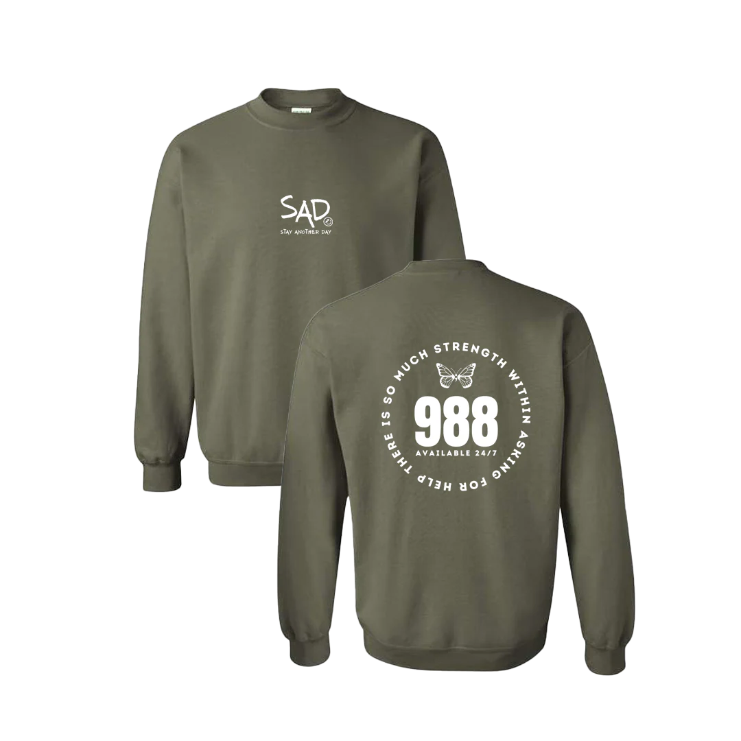 988 Screen Printed Crewneck