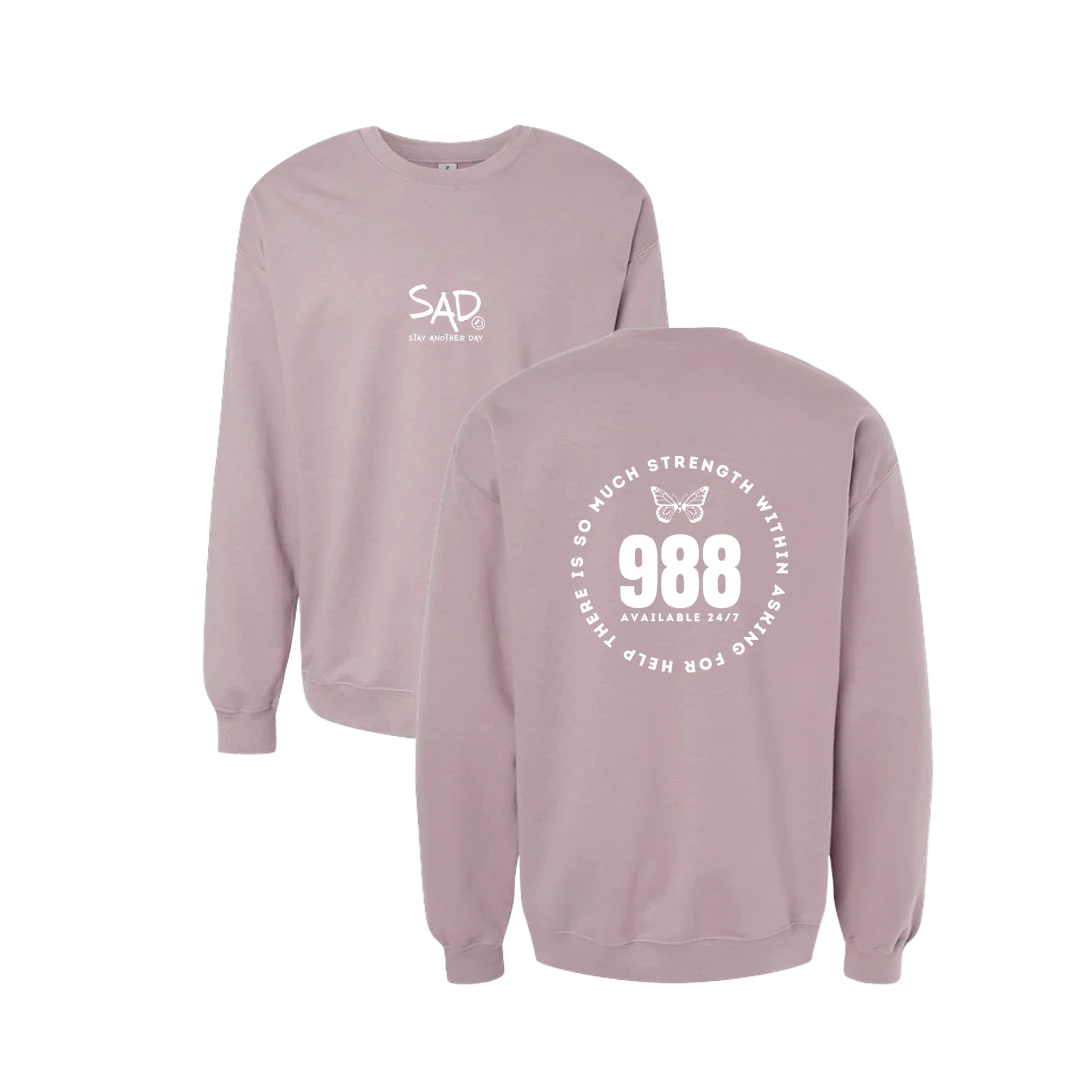 988 Screen Printed Crewneck