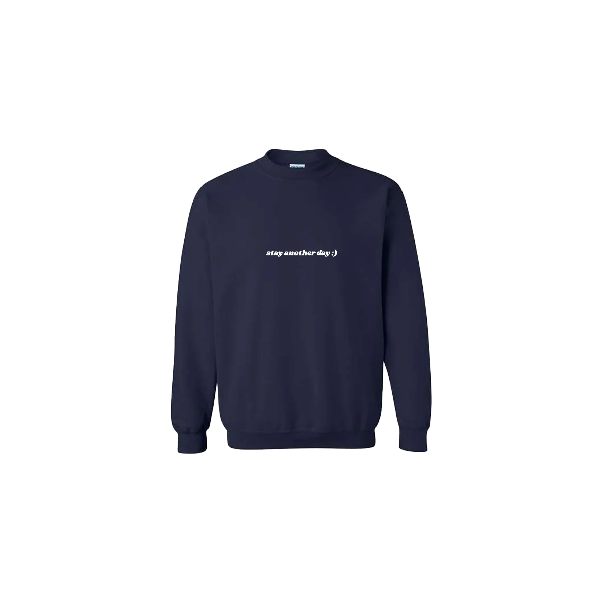Stay Another Day Embroidered Crewneck