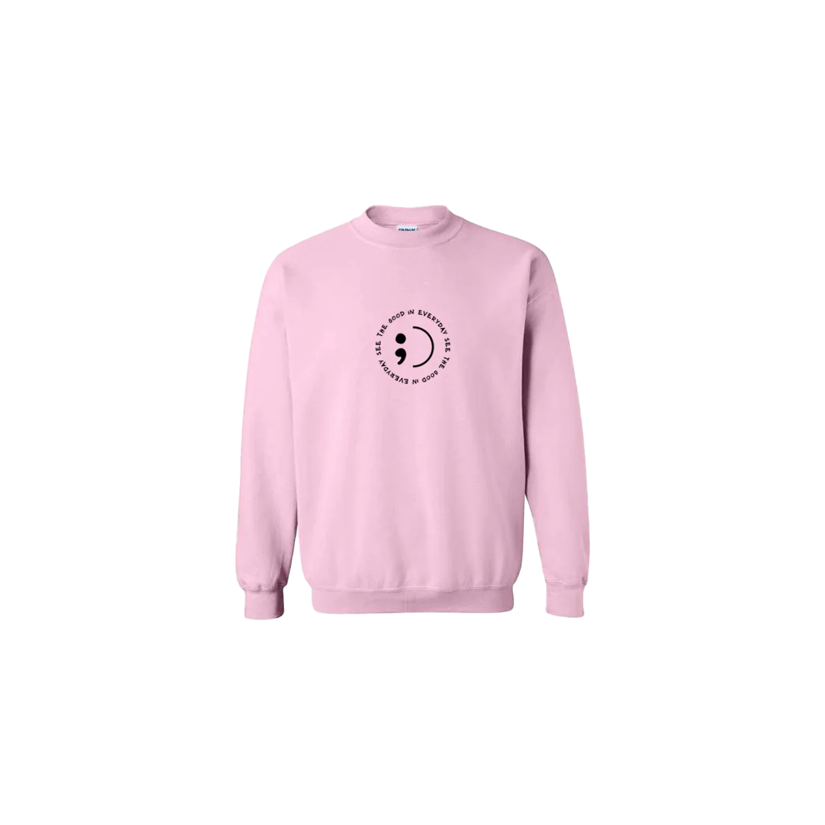 See the Good in Everyday Embroidered Crewneck