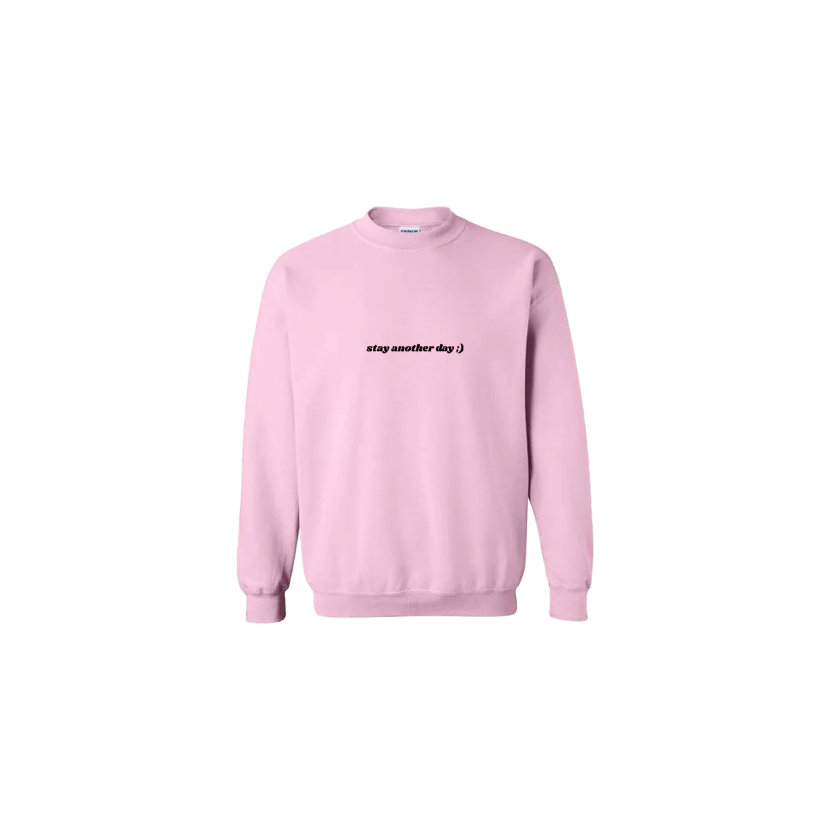 Stay Another Day Embroidered Crewneck