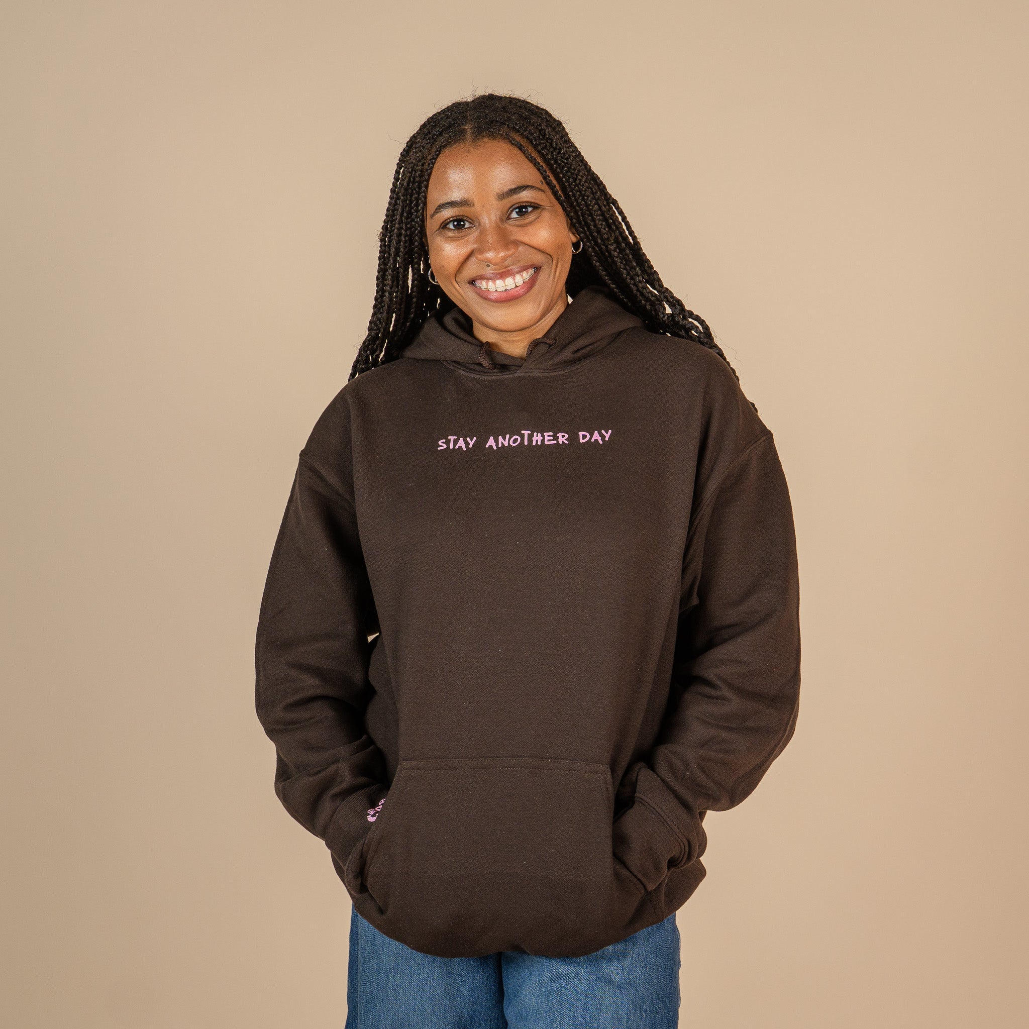Valentines Day Collection Printed Hoodie (Pink Heart)