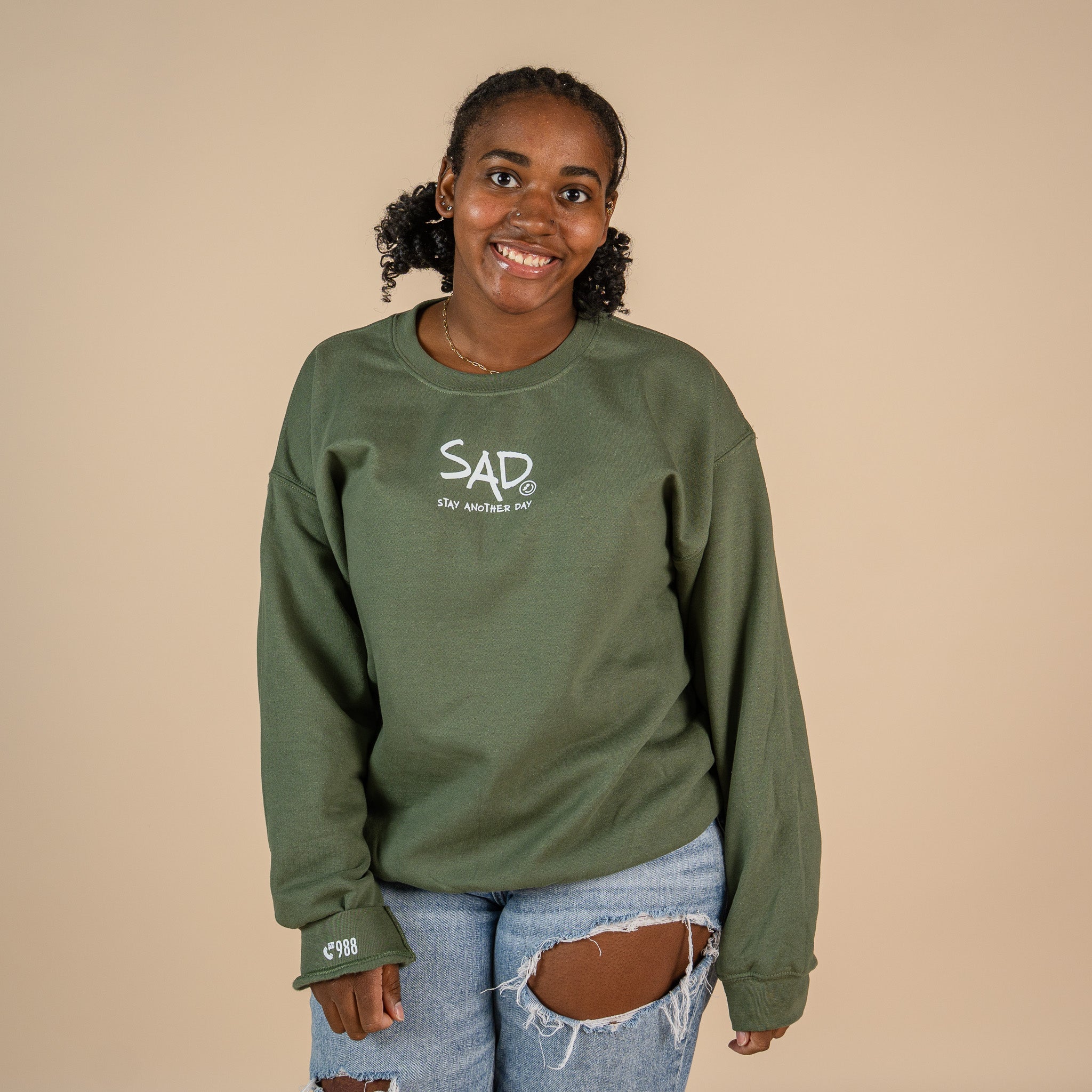 988 Screen Printed Crewneck