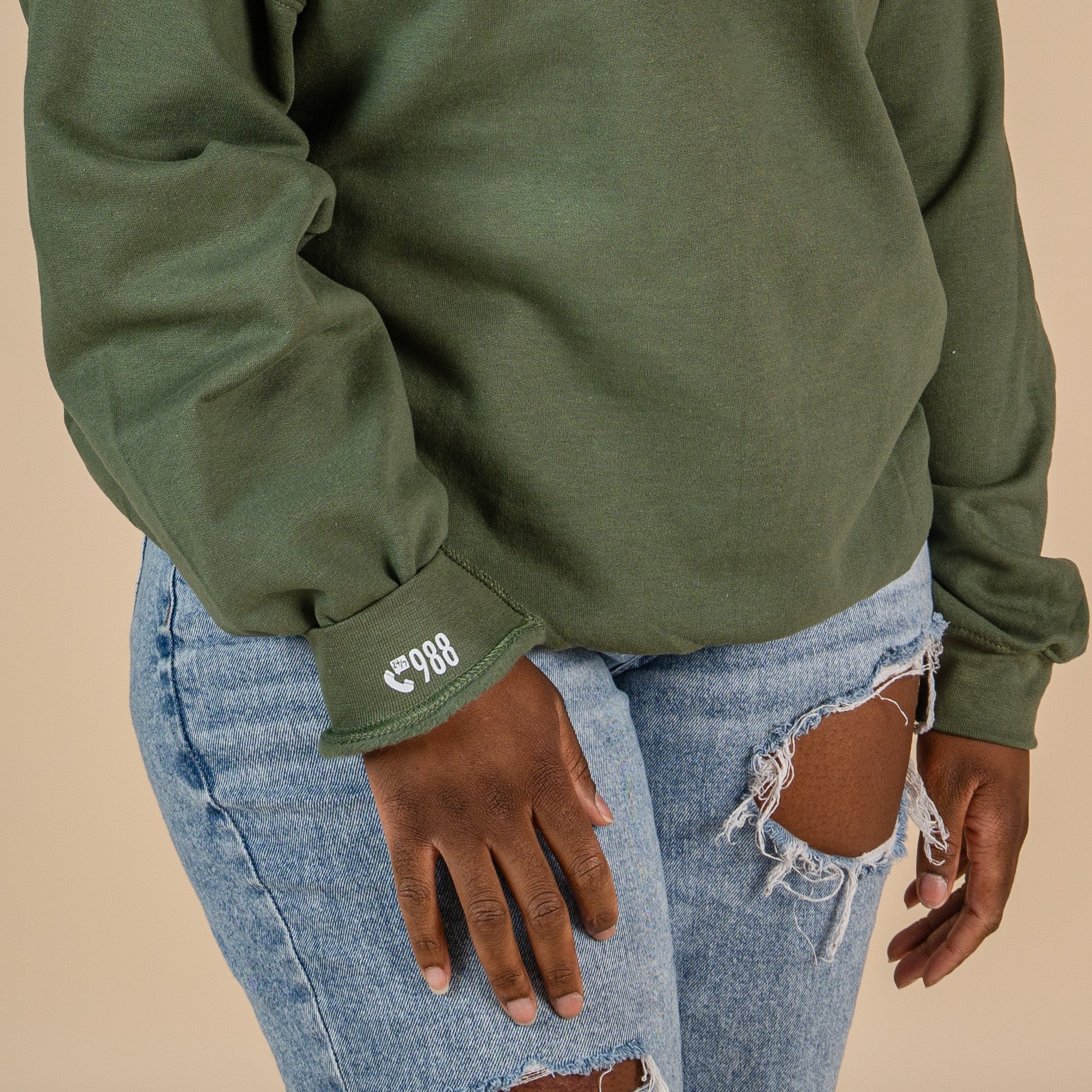 988 Screen Printed Crewneck