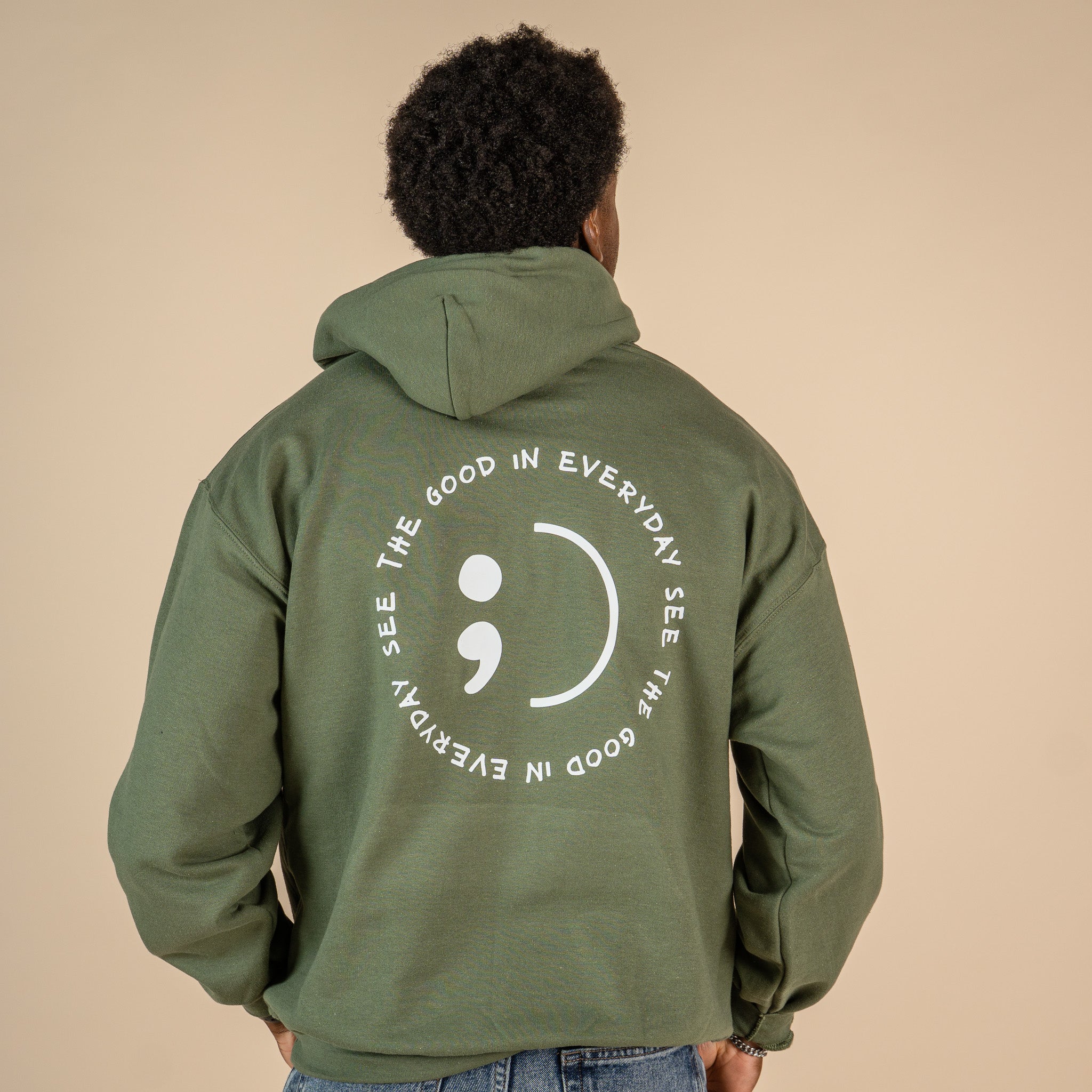 See The Good In Everyday Screen Printed Hoodie