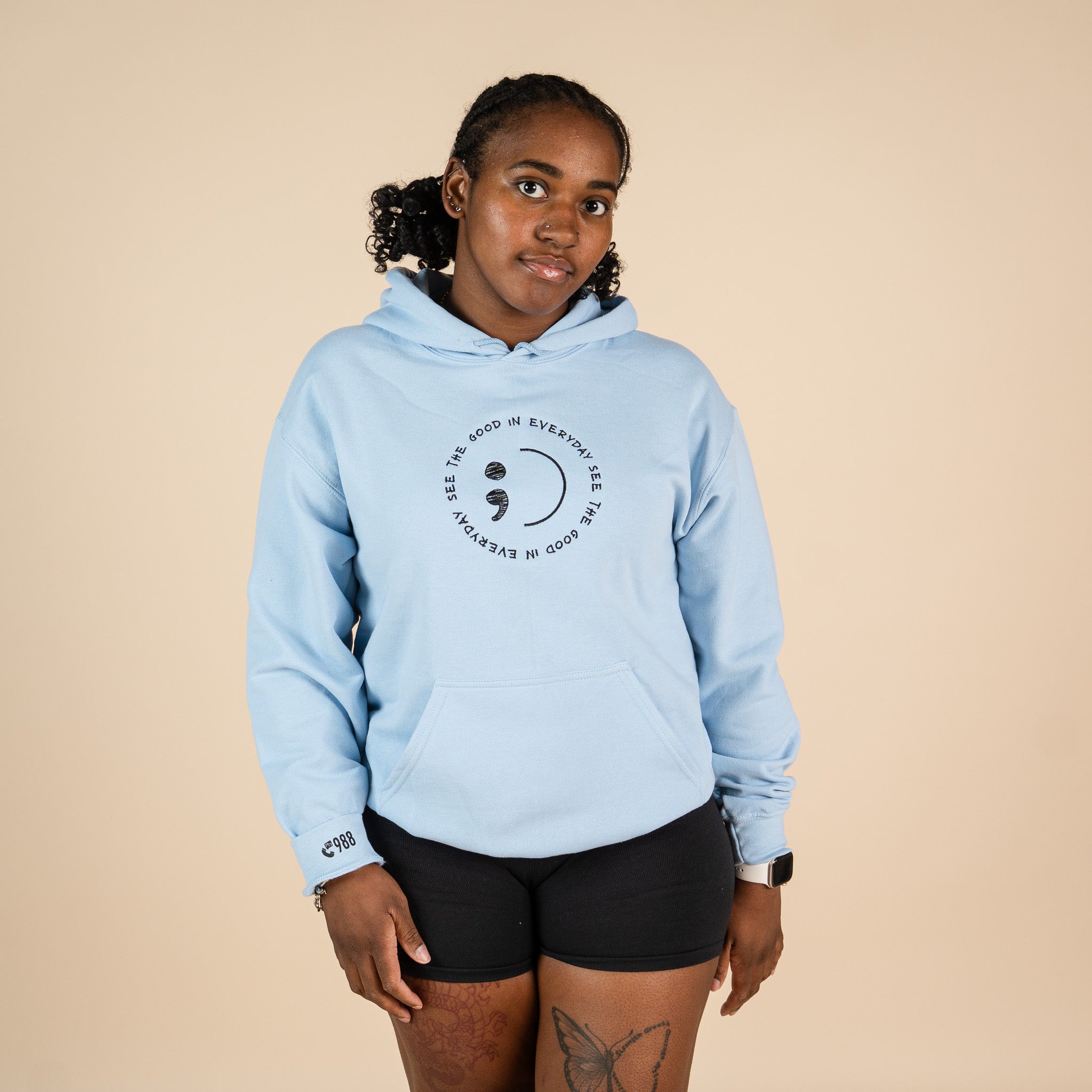 See the Good in Everyday Embroidered Hoodie