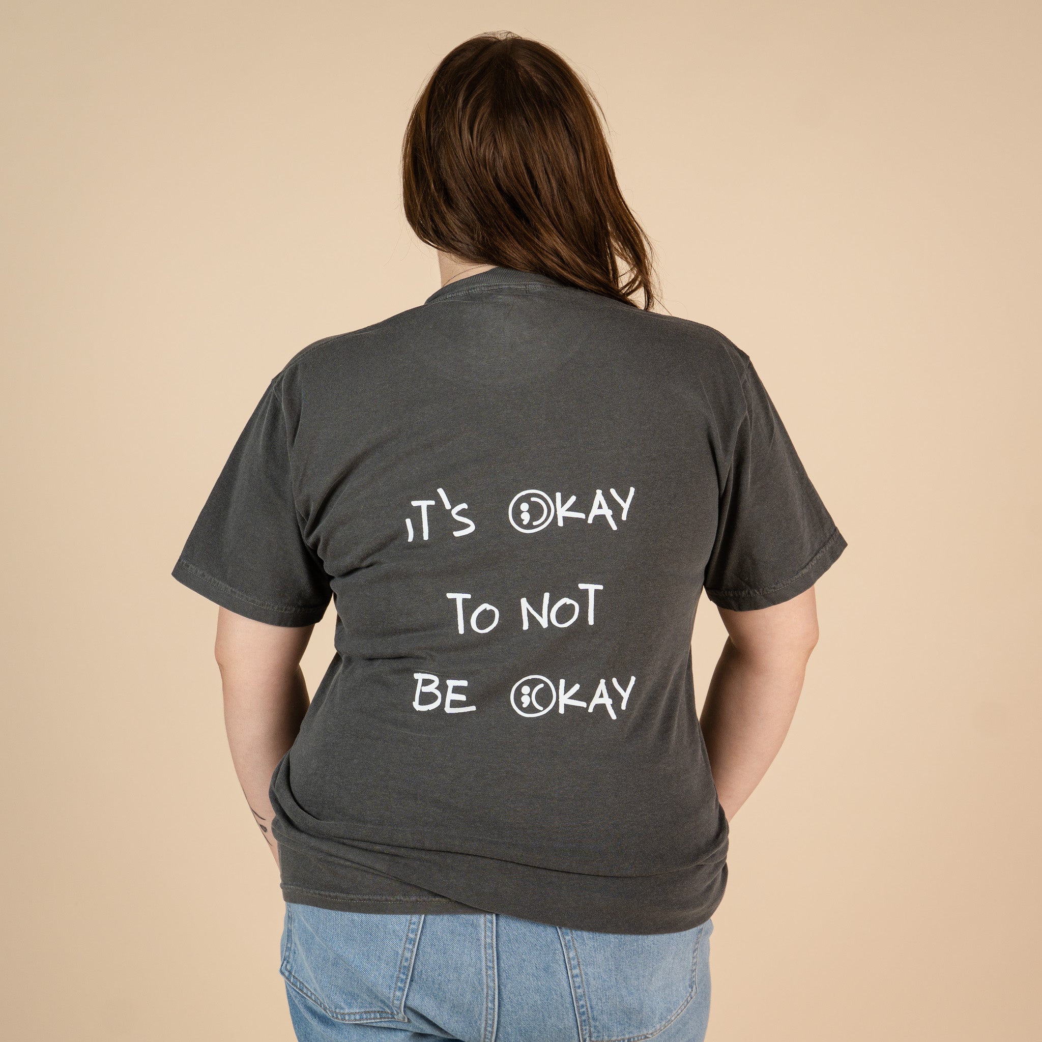 It's Okay To Not Be Okay Screen Printed T-shirt