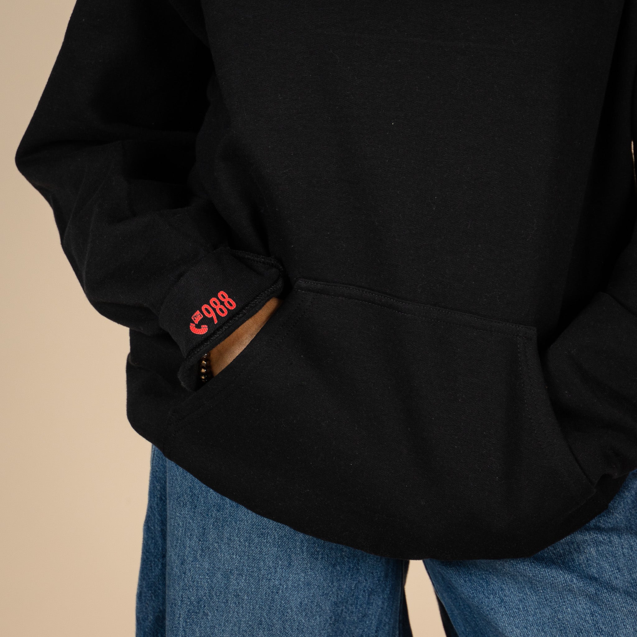 Valentines Day Collection Printed Hoodie (Red Heart)