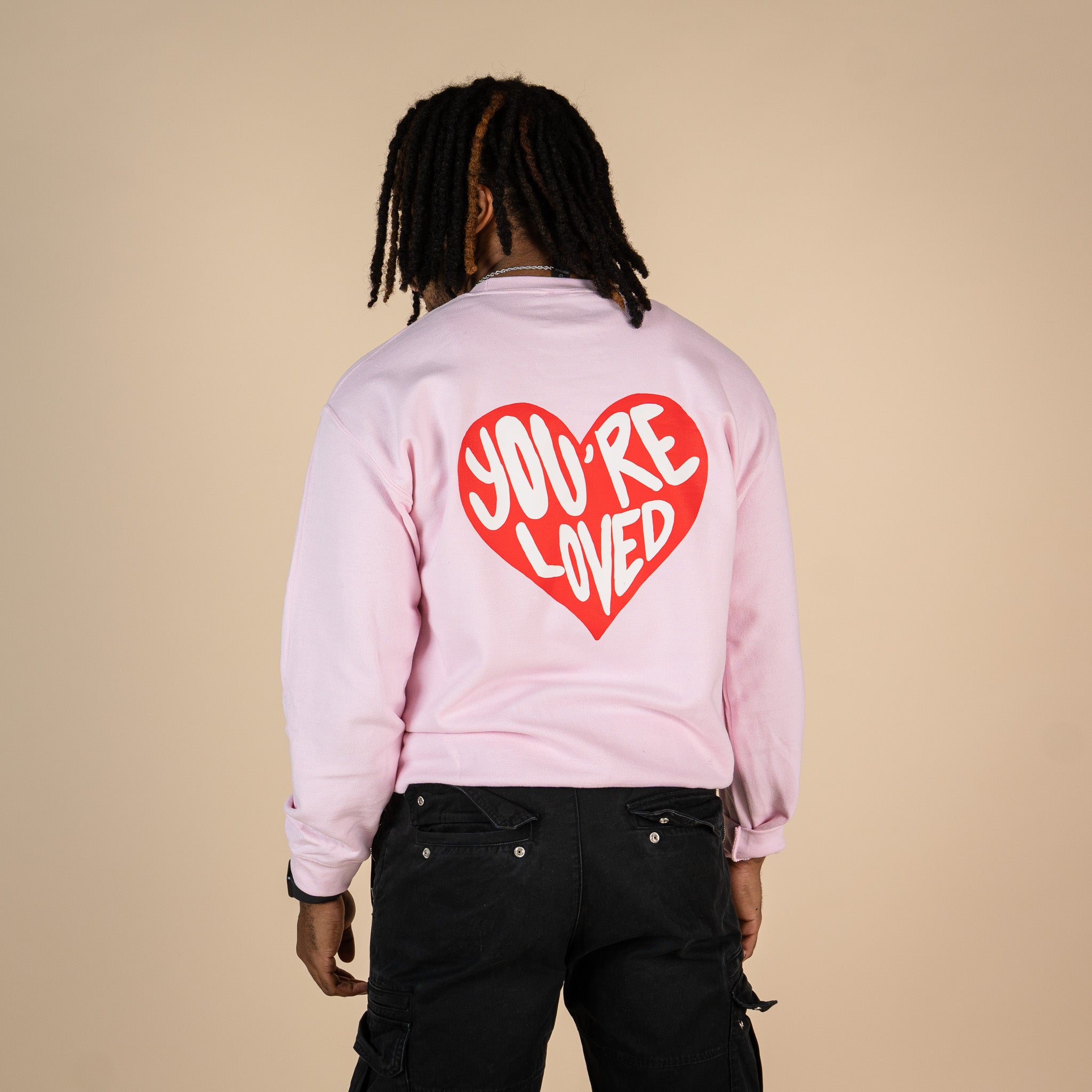 Valentines Day Collection Printed Crewneck (Red Heart)