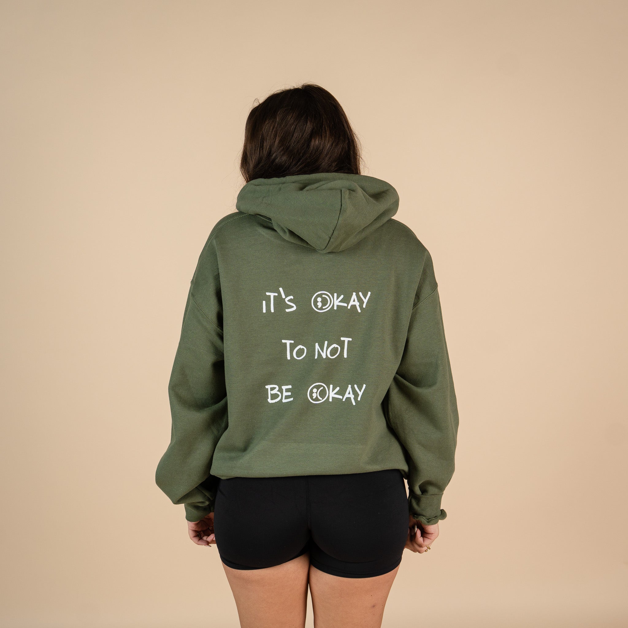 It's Okay To Not Be Okay Screen Printed Hoodie