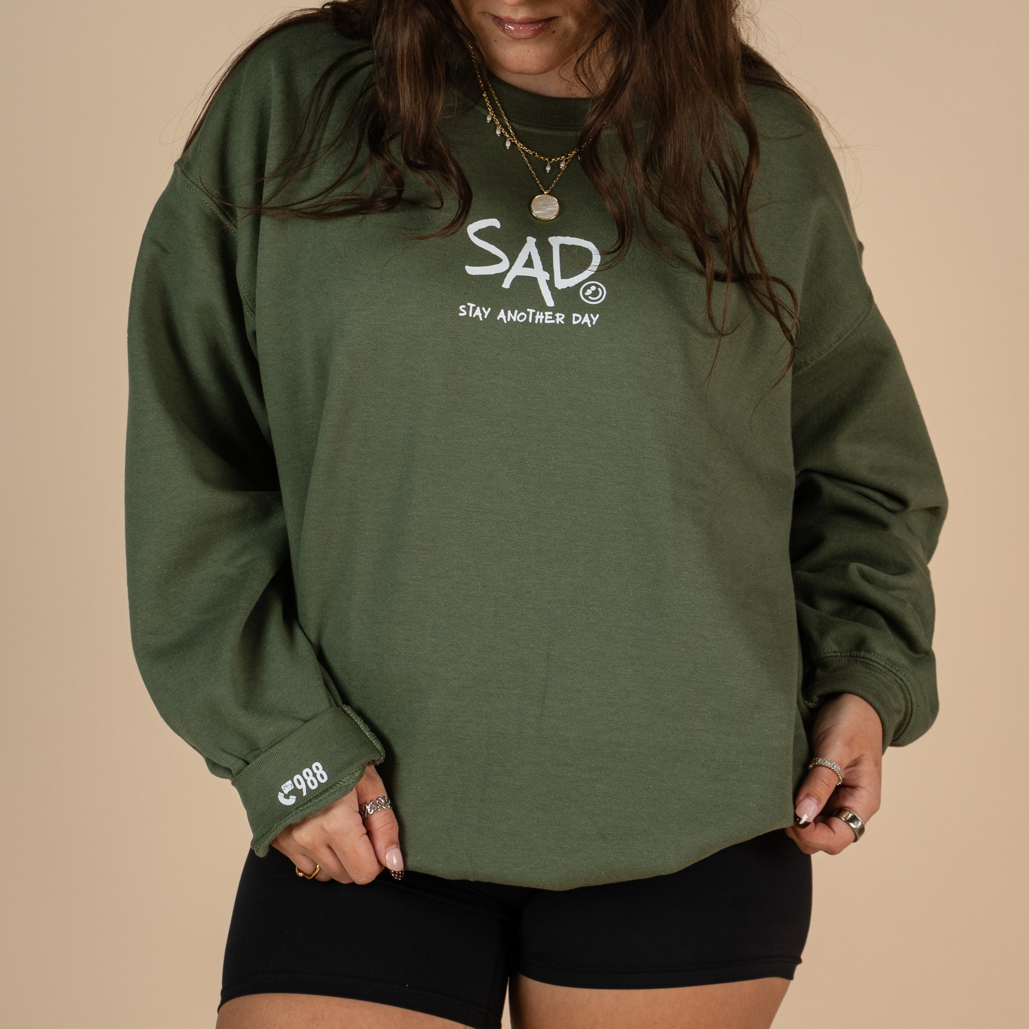 It's Okay To Not Be Okay Screen Printed Crewneck