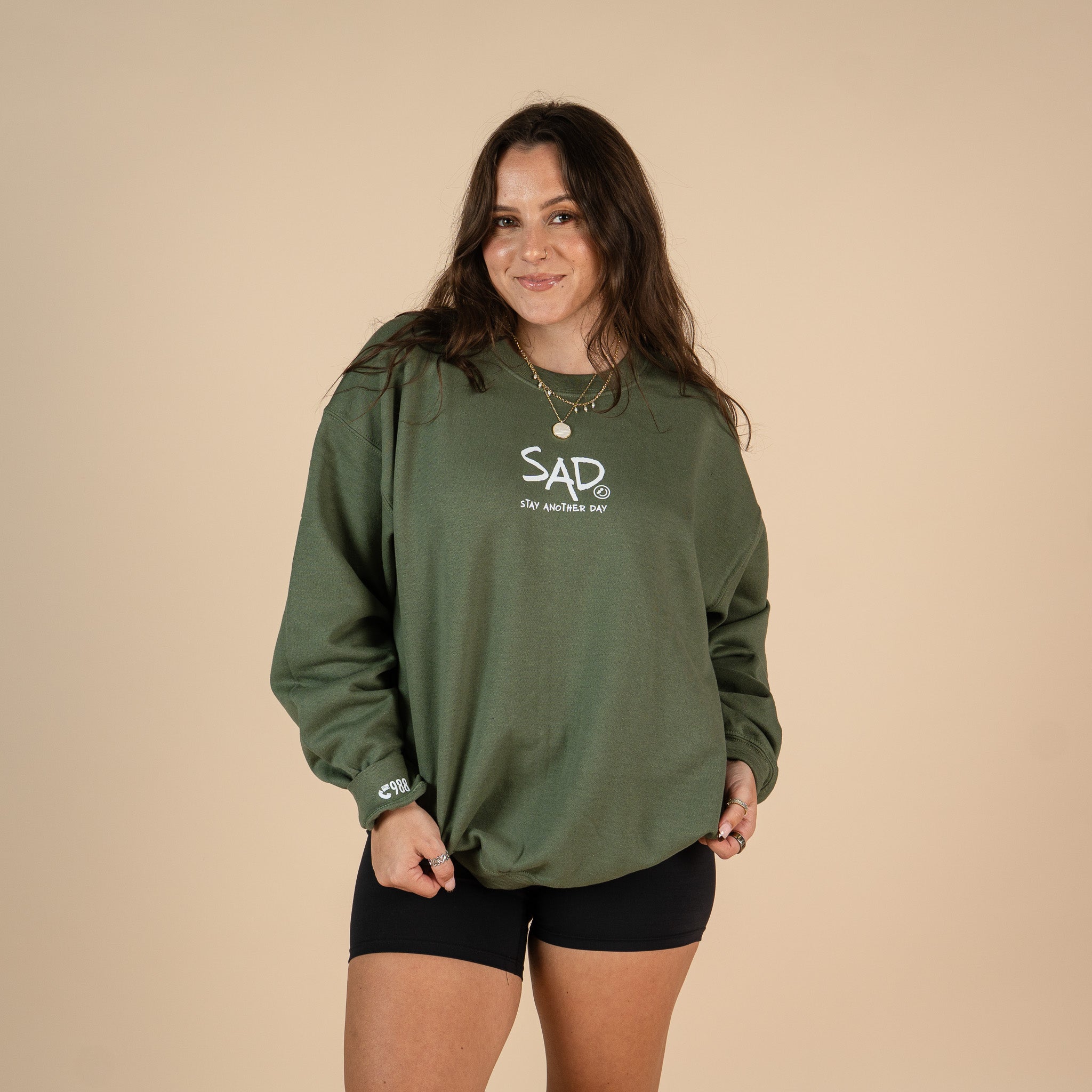 It's Okay To Not Be Okay Screen Printed Crewneck