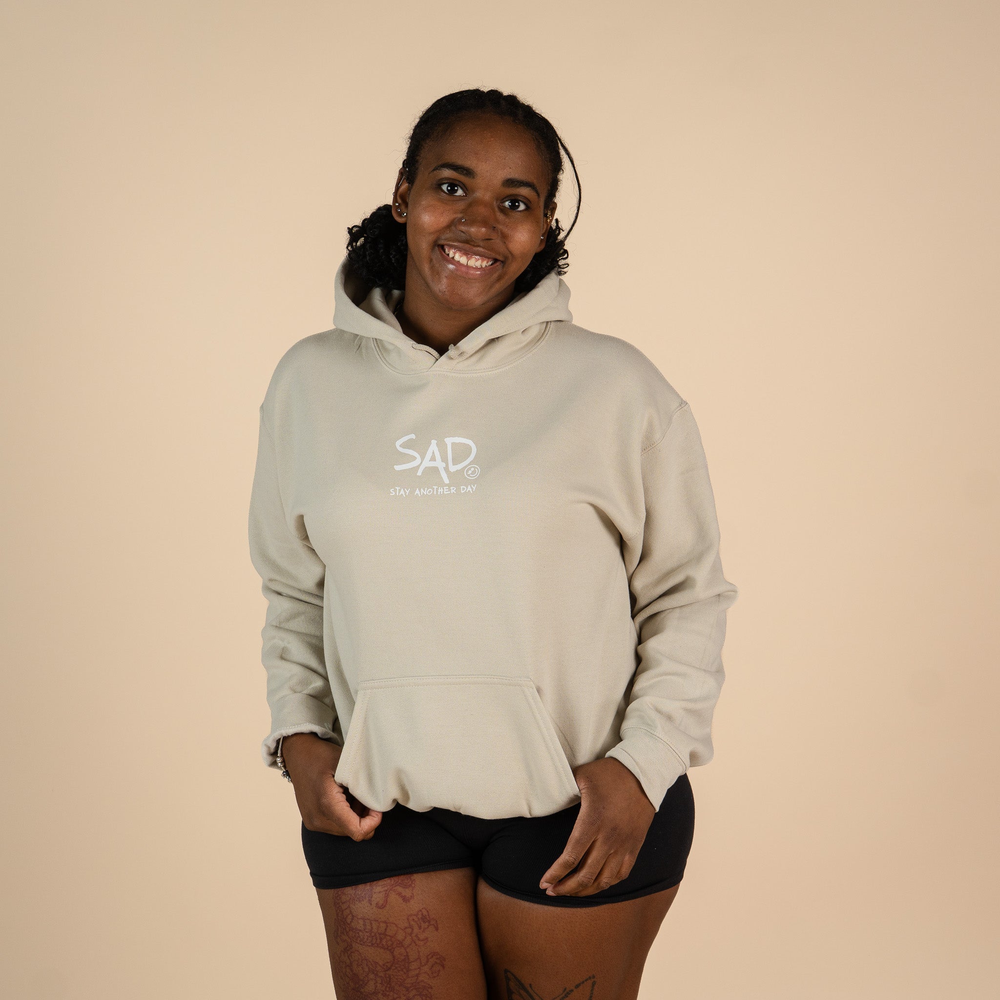 Be Kind To Your Mind Screen Printed Hoodie
