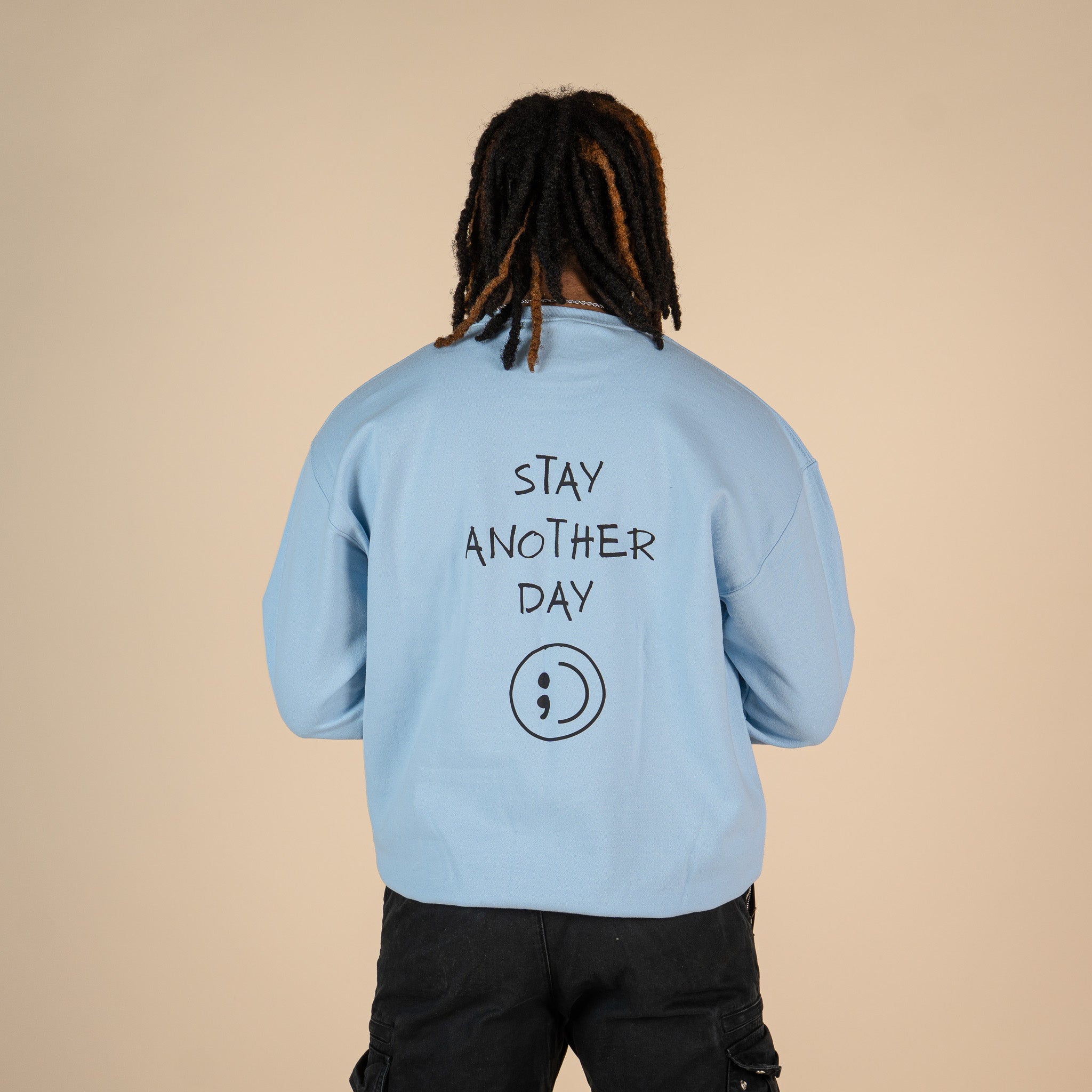 Stay Another Day Screen Printed Crewneck