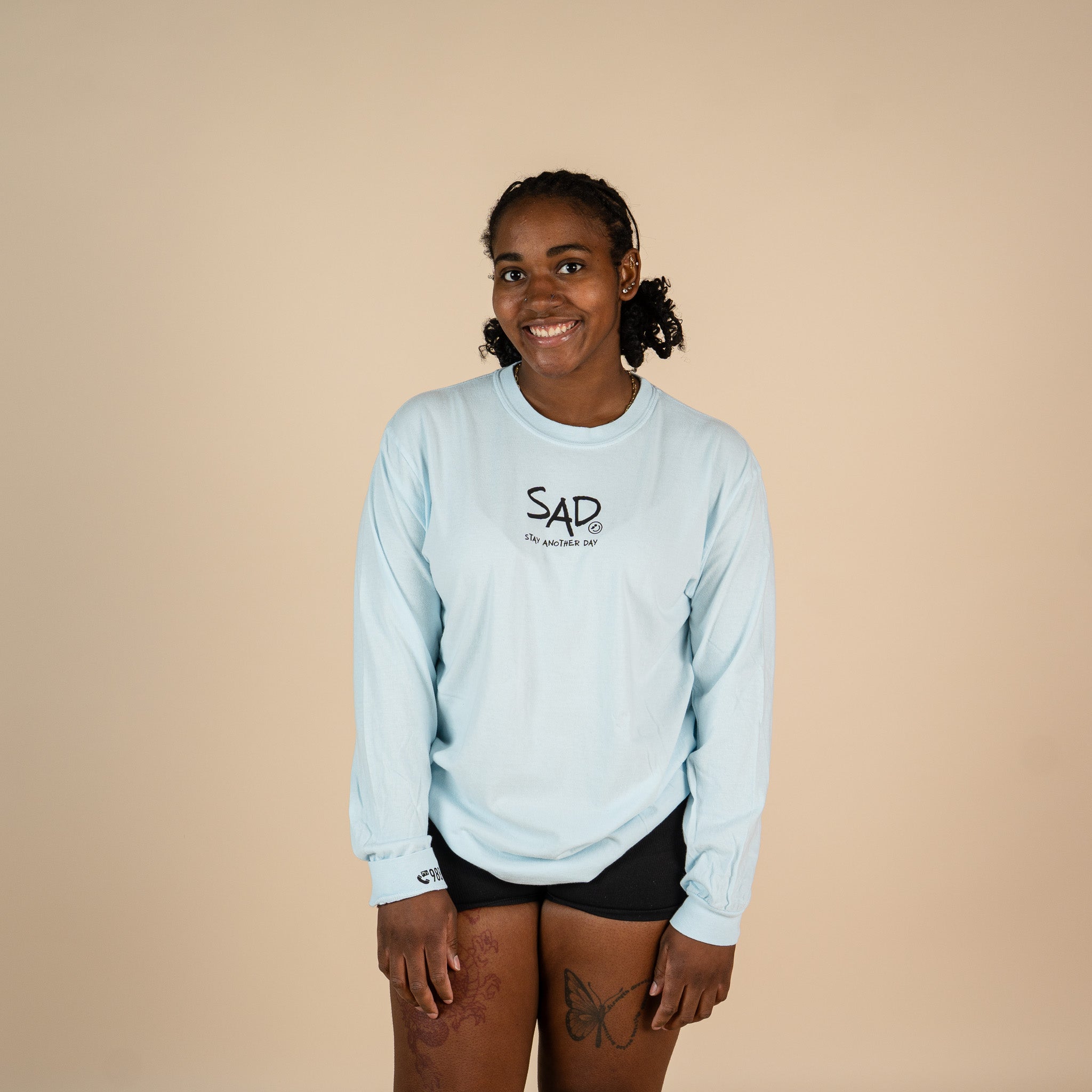 It's Okay To Not Be Okay Screen Printed Long Sleeve