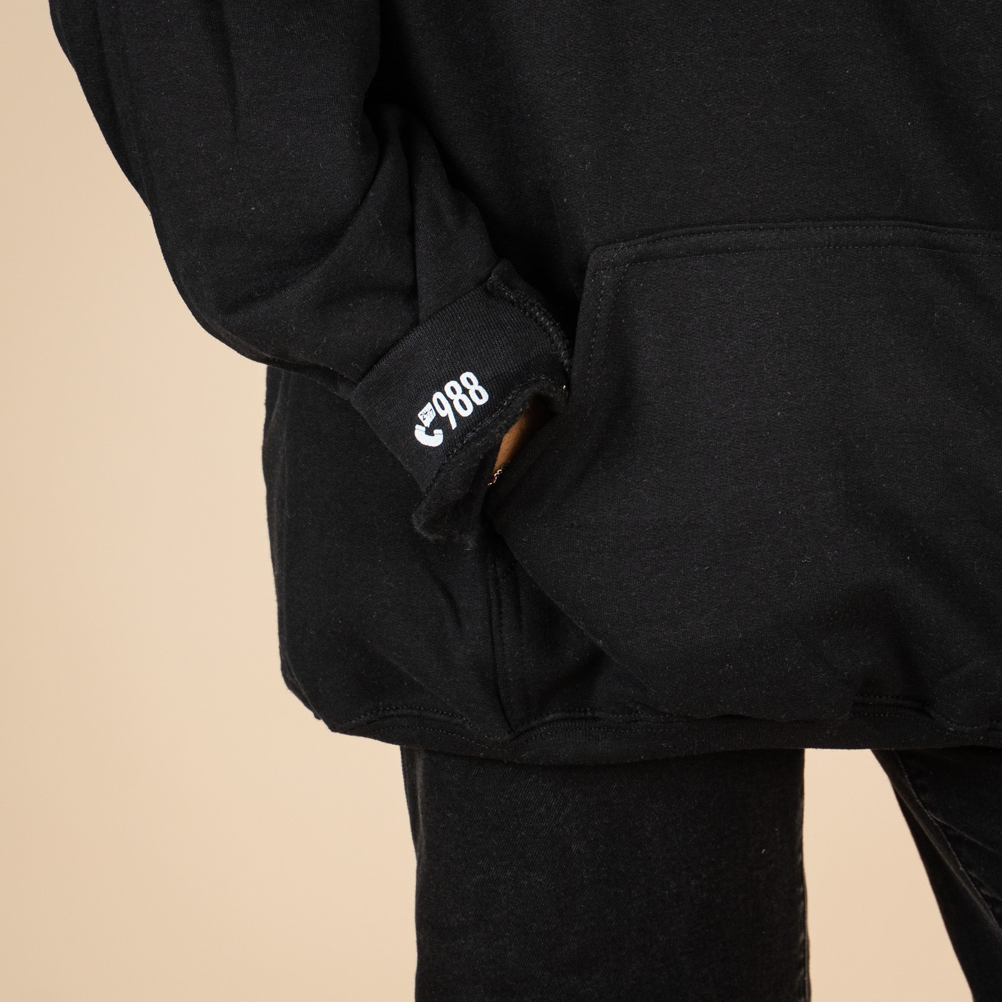 Stay Another Day Screen Printed Hoodie