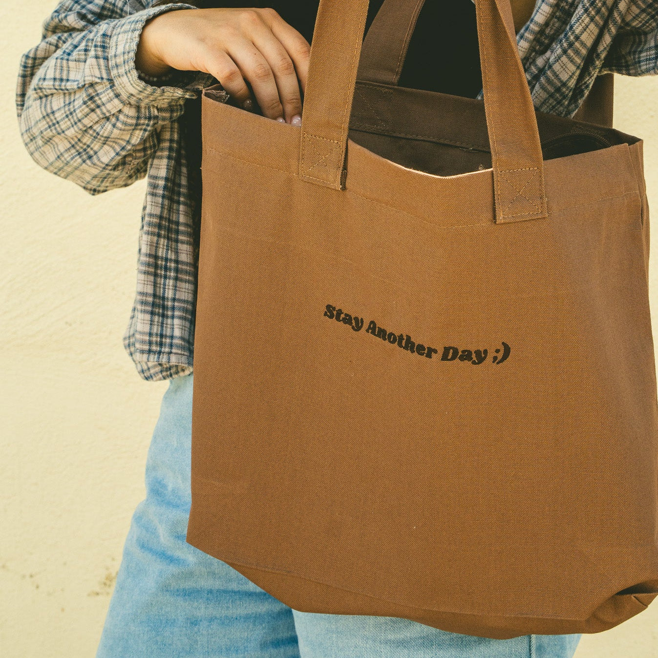 STAY ANOTHER DAY PREMIUM TOTE BAG