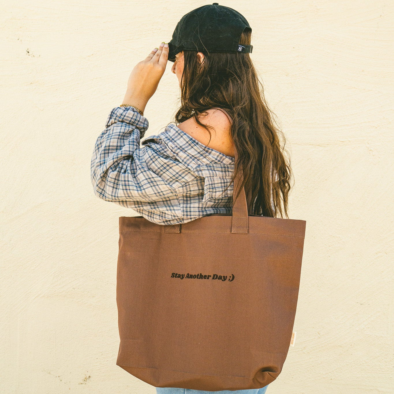 STAY ANOTHER DAY PREMIUM TOTE BAG