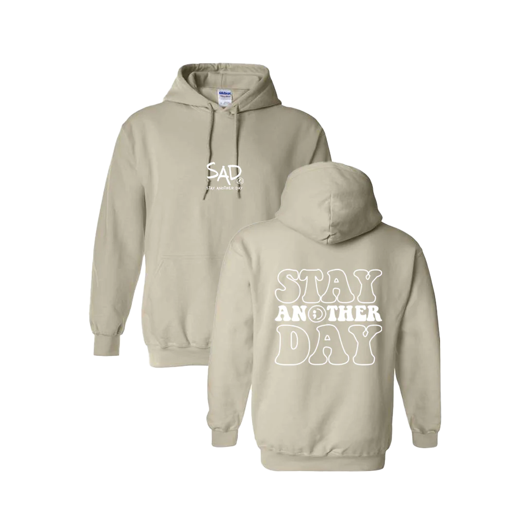 Stay Another Day Bubble Screen Printed Hoodie