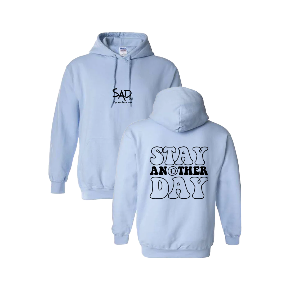 Stay Another Day Bubble Screen Printed Hoodie