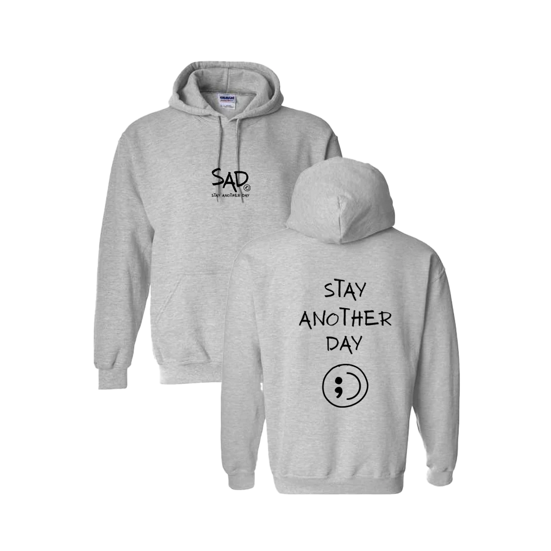 Stay Another Day Screen Printed Hoodie