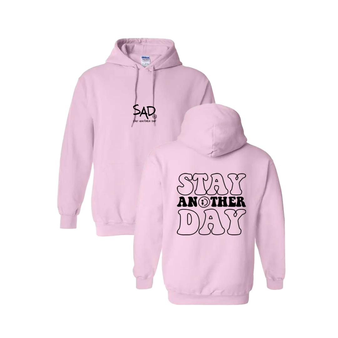 Stay Another Day Bubble Screen Printed Hoodie
