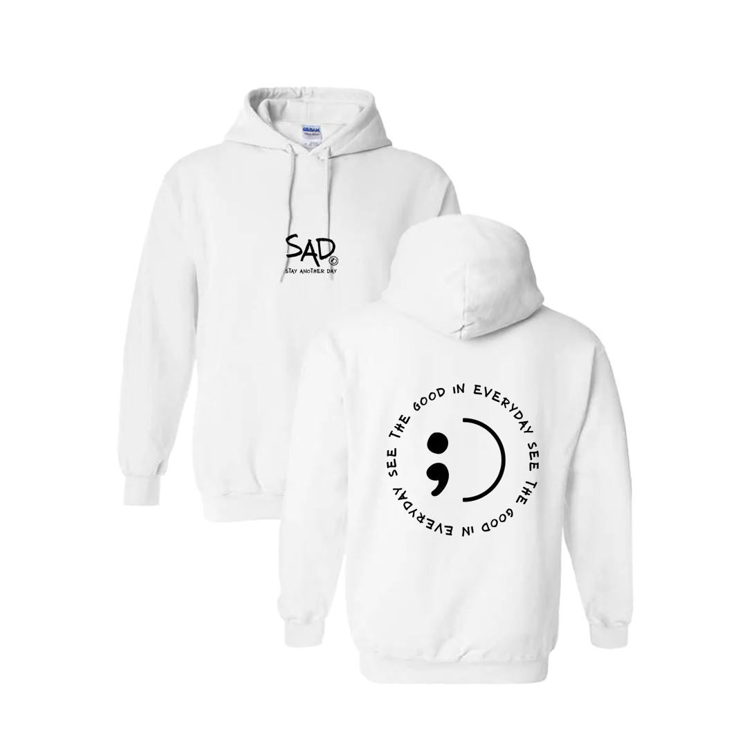 See The Good In Everyday Screen Printed Hoodie