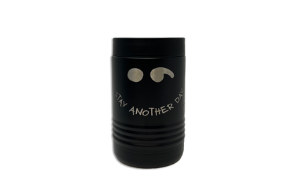 12oz Stay Another Day Smiley Full Wrap Engraved Koozie