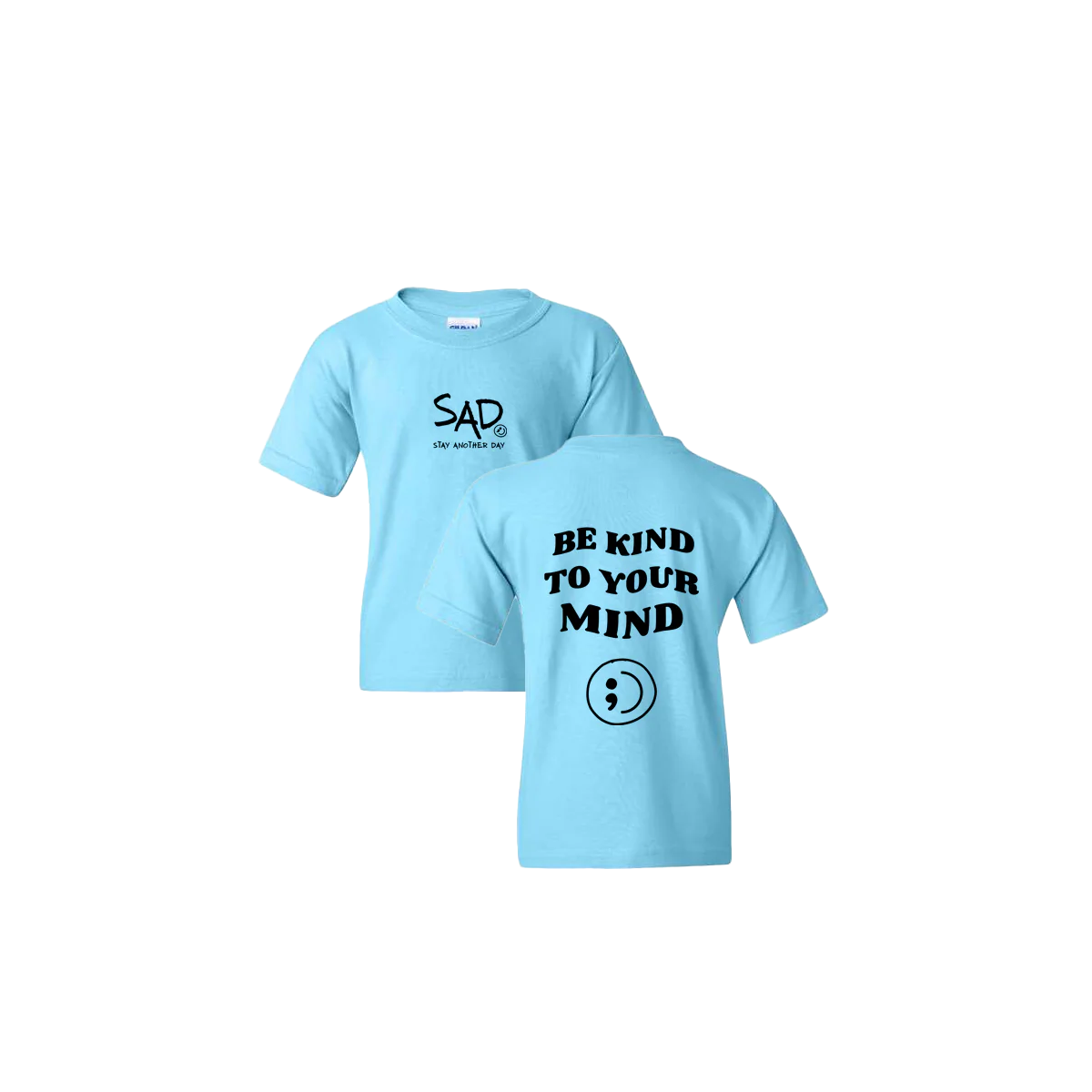 Be Kind To Your Mind Screen Printed Youth T-Shirt