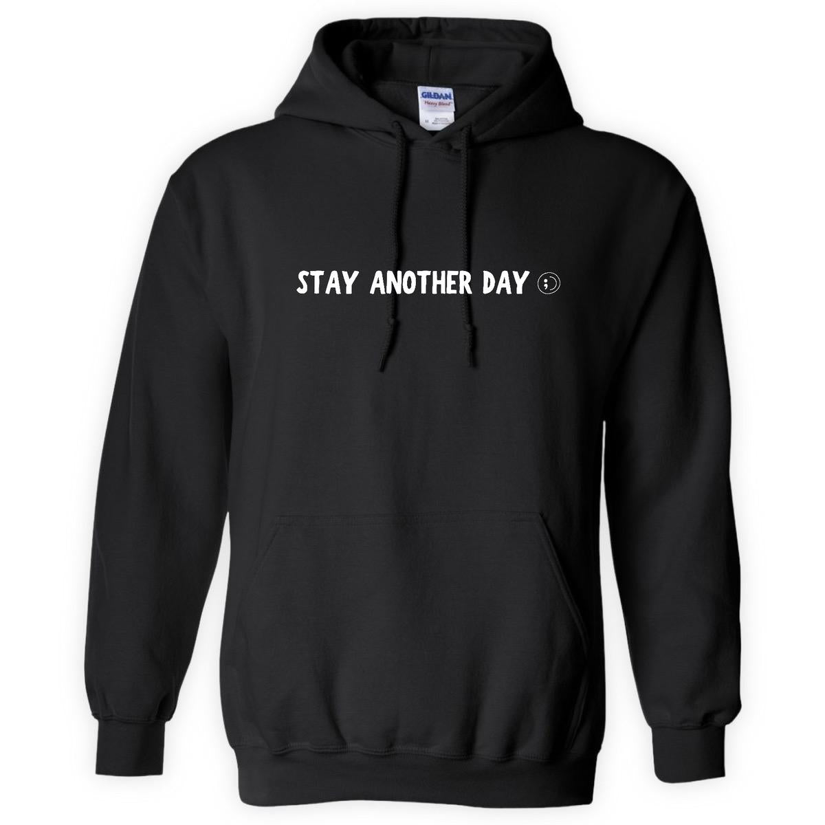 99 Reasons to Stay Another Day - Black Hoodie and Crewneck Sweatshirt