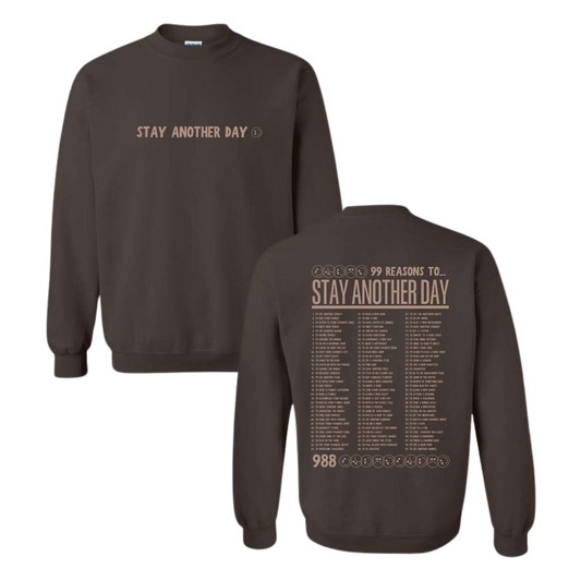 Limited Edition Fall Collection - 99 Reasons Brown Sweatshirt