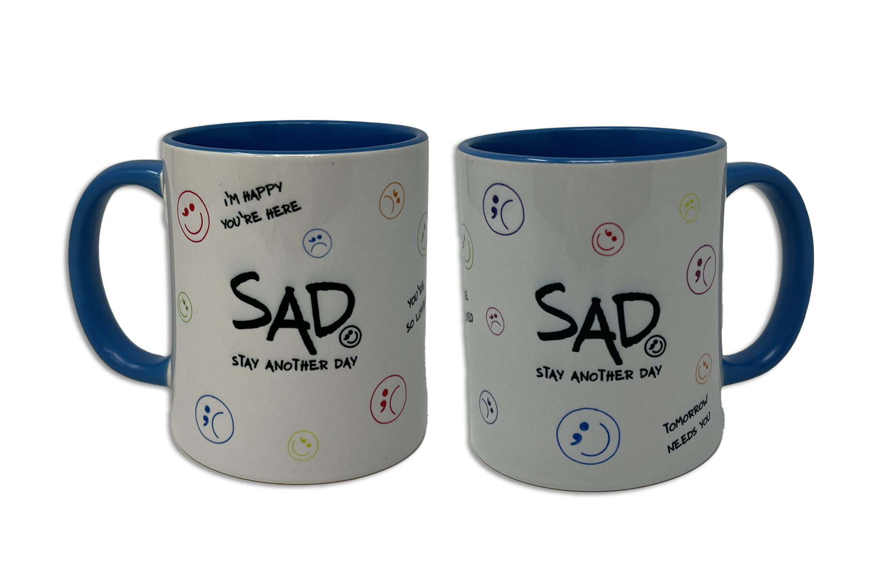 Coffee Cup - Full Wrap Multi Smileys