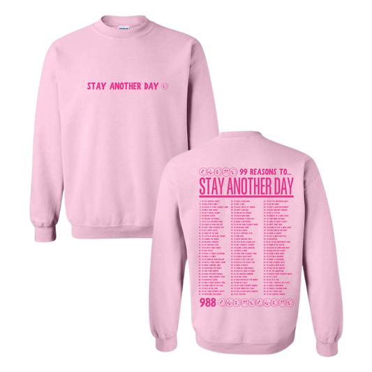 Limited Edition Fall Collection - 99 Reasons Pink Sweatshirt