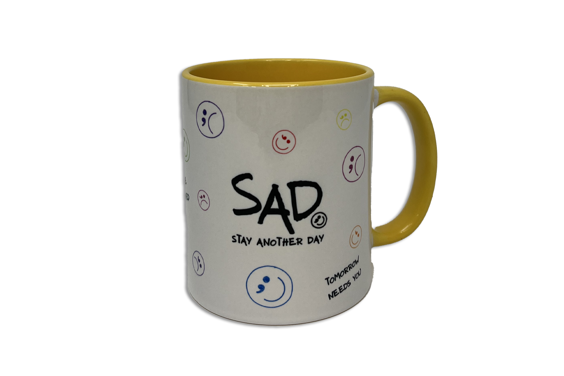 Coffee Cup - Full Wrap Multi Smileys